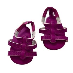 American Girl 18” Doll 2012 Weekend Fun Outfit II Sandals Only Retired 2015